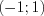 LaTeX formula: (-1;1)