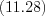LaTeX formula: (11.28)